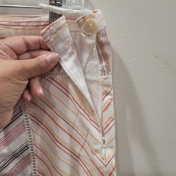 Anthropologie Ipsa Cotton A-line Skirt - Sz 8 US - Picture 3 of 9